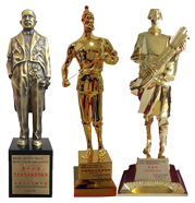 魯班獎(jiǎng)、詹天佑獎(jiǎng)、李春獎(jiǎng)獎(jiǎng)杯